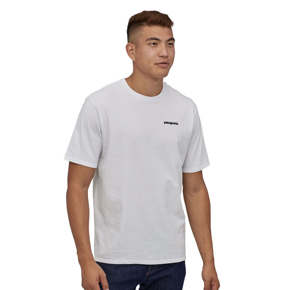 Bilde av Patagonia  M P-6 Logo Responsibili-Tee WHI White