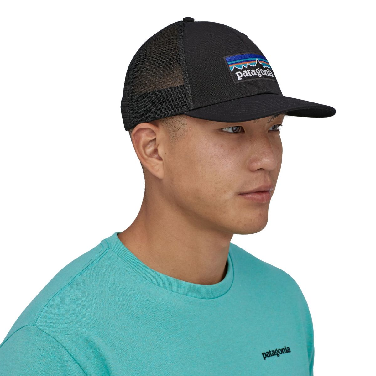 Bilde av Patagonia  P-6 Logo LoPro Trucker Hat BLK Black