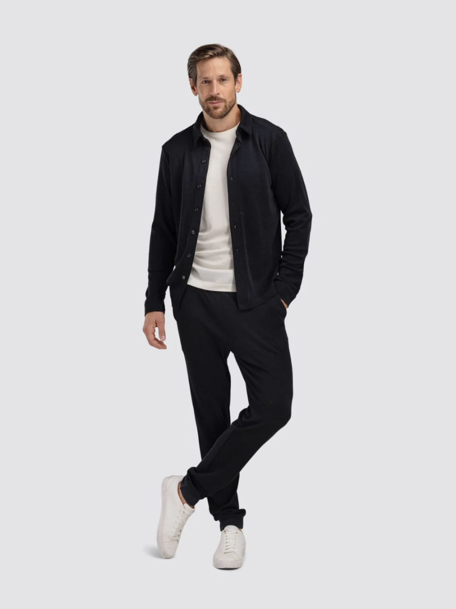 Bilde av WoolLand  Vefsna Shirt Man F00 Black