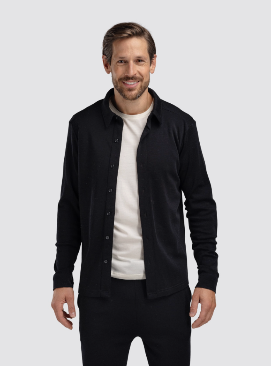 Bilde av WoolLand  Vefsna Shirt Man F00 Black