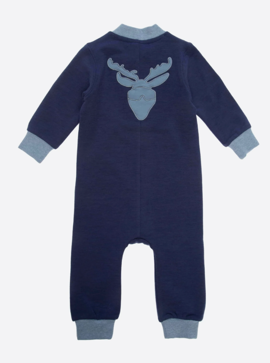 Bilde av WoolLand Bergen Overall Baby blue ink