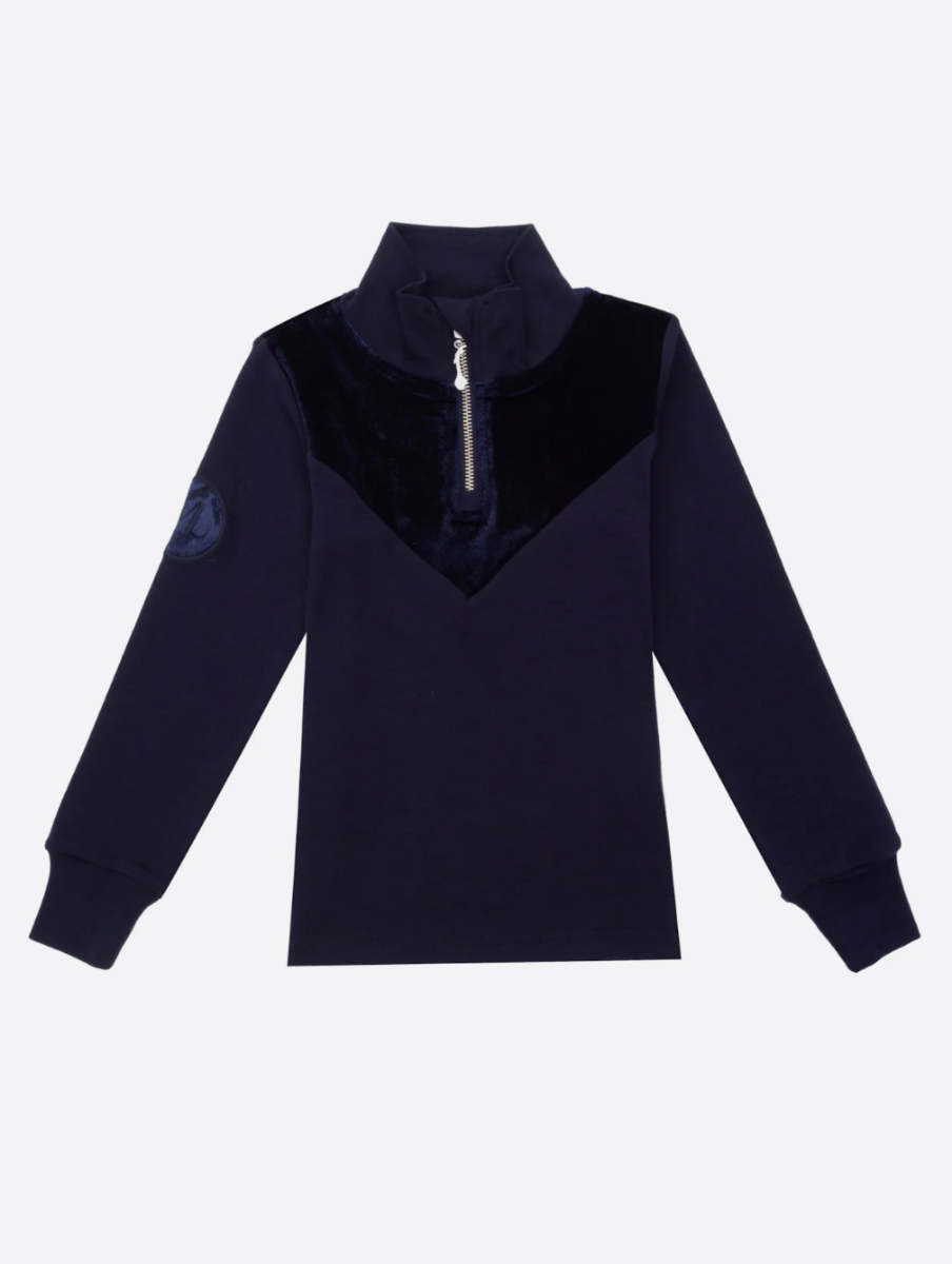 Bilde av WoolLand Sirdal Top Girl blue ink 98-104