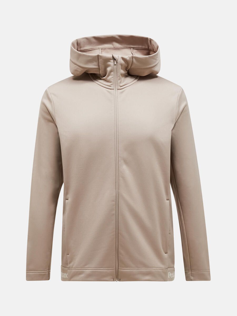 Bilde av Peak Performance  M Rider Zip Hood Avid Beige/Avid Beige