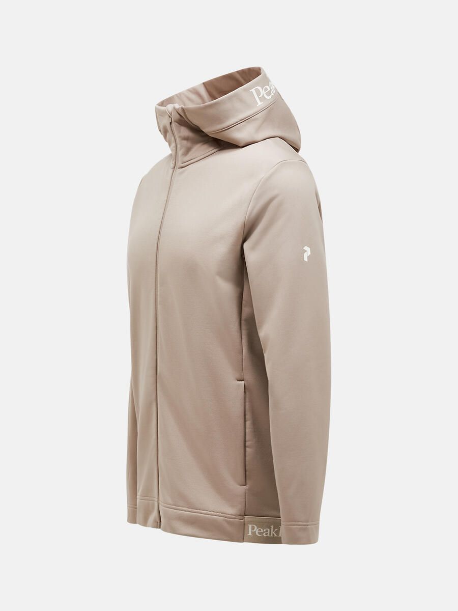 Bilde av Peak Performance  M Rider Zip Hood Avid Beige/Avid Beige