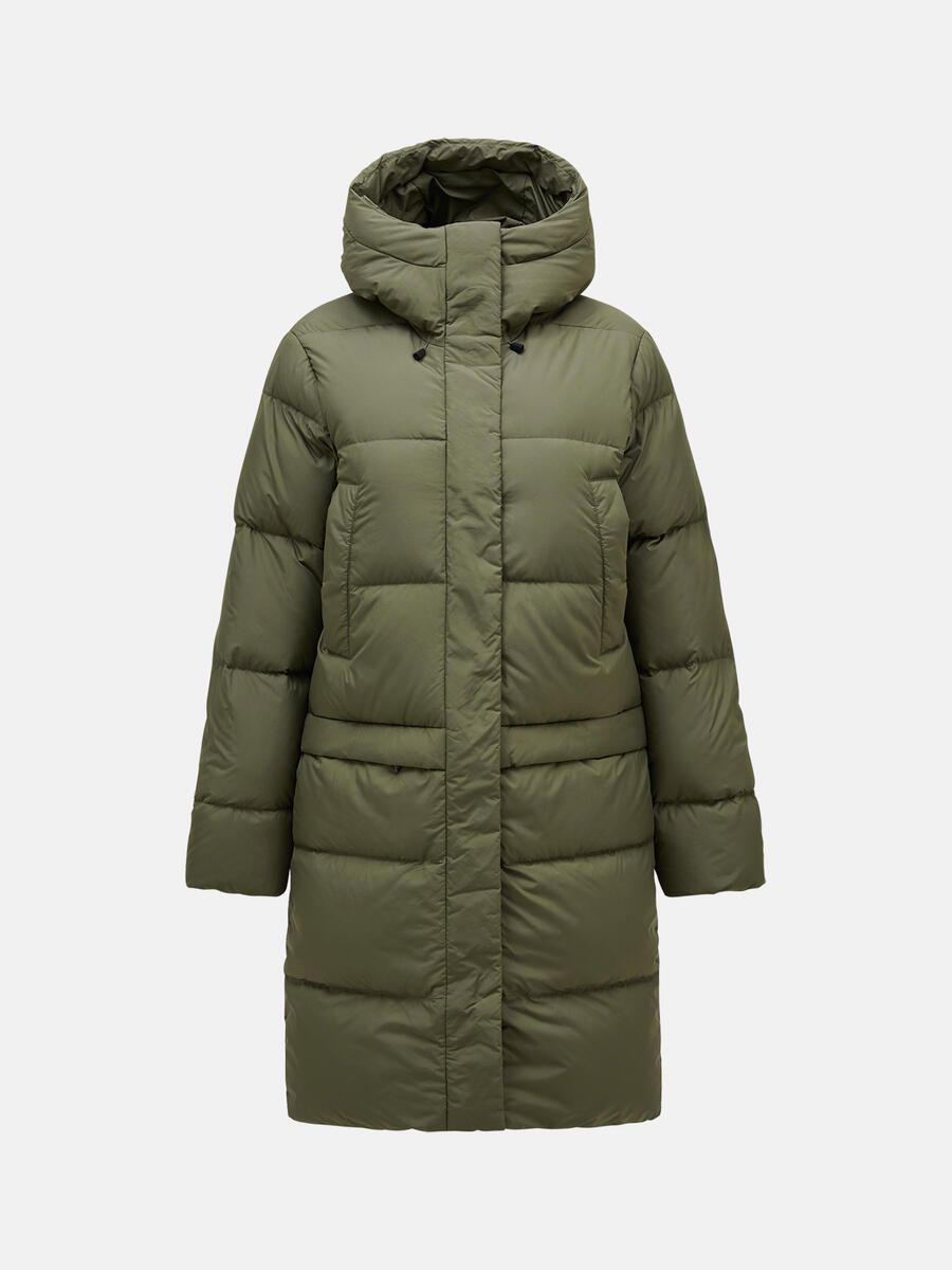 Bilde av Peak Performance  W Quiver Down Parka Pine Needle