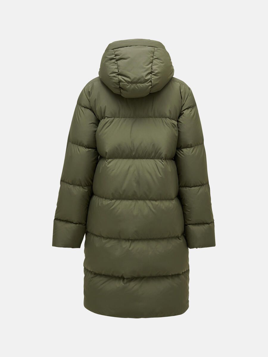 Bilde av Peak Performance  W Quiver Down Parka Pine Needle