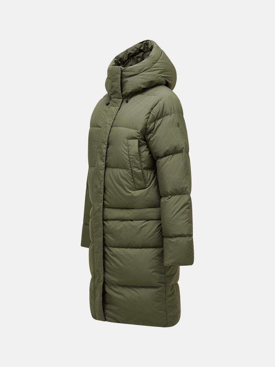 Bilde av Peak Performance  W Quiver Down Parka Pine Needle