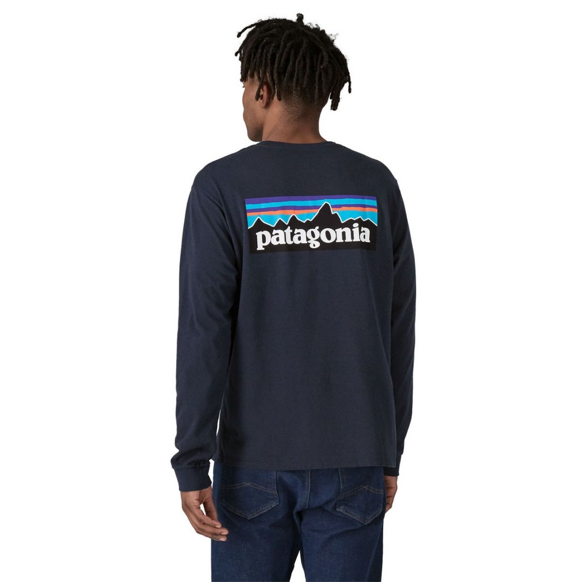 Bilde av Patagonia  M´S L/S P-6 Logo Responsibili-Tee NENA New Navy