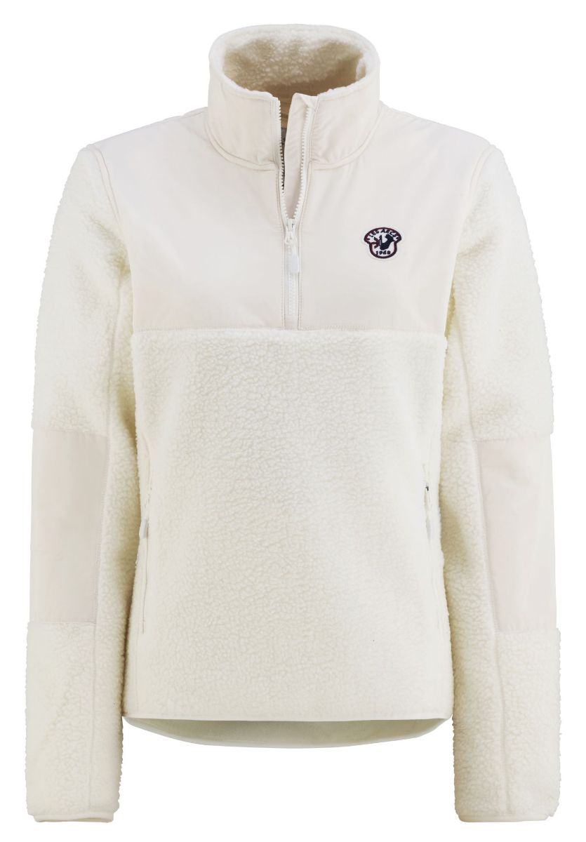 Bilde av LES ARCS Sophie Half Zip Teddy W White