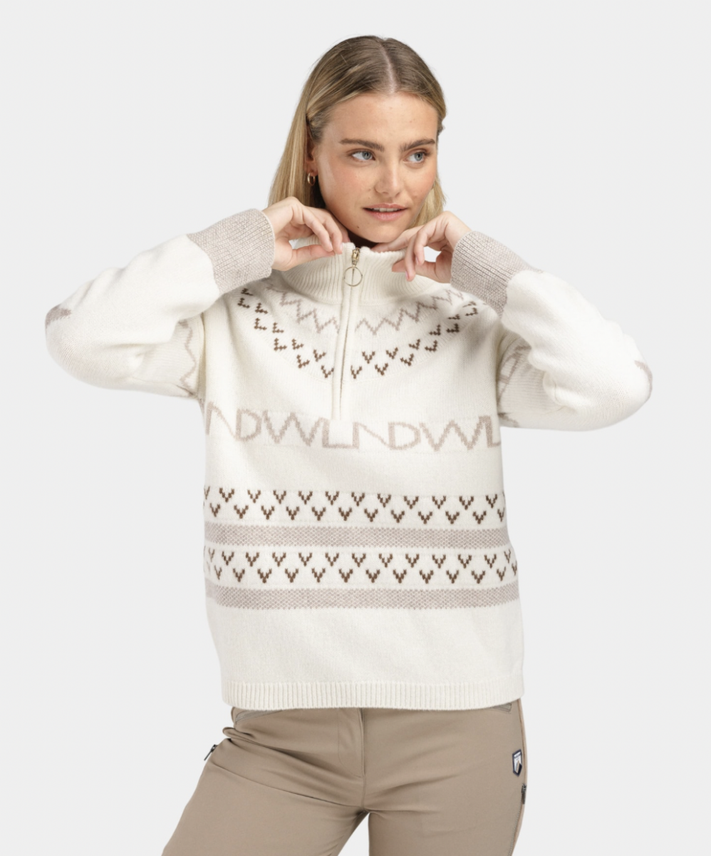 Bilde av WoolLand  Veslepiggen Knitted sweater Woman D05 Beige