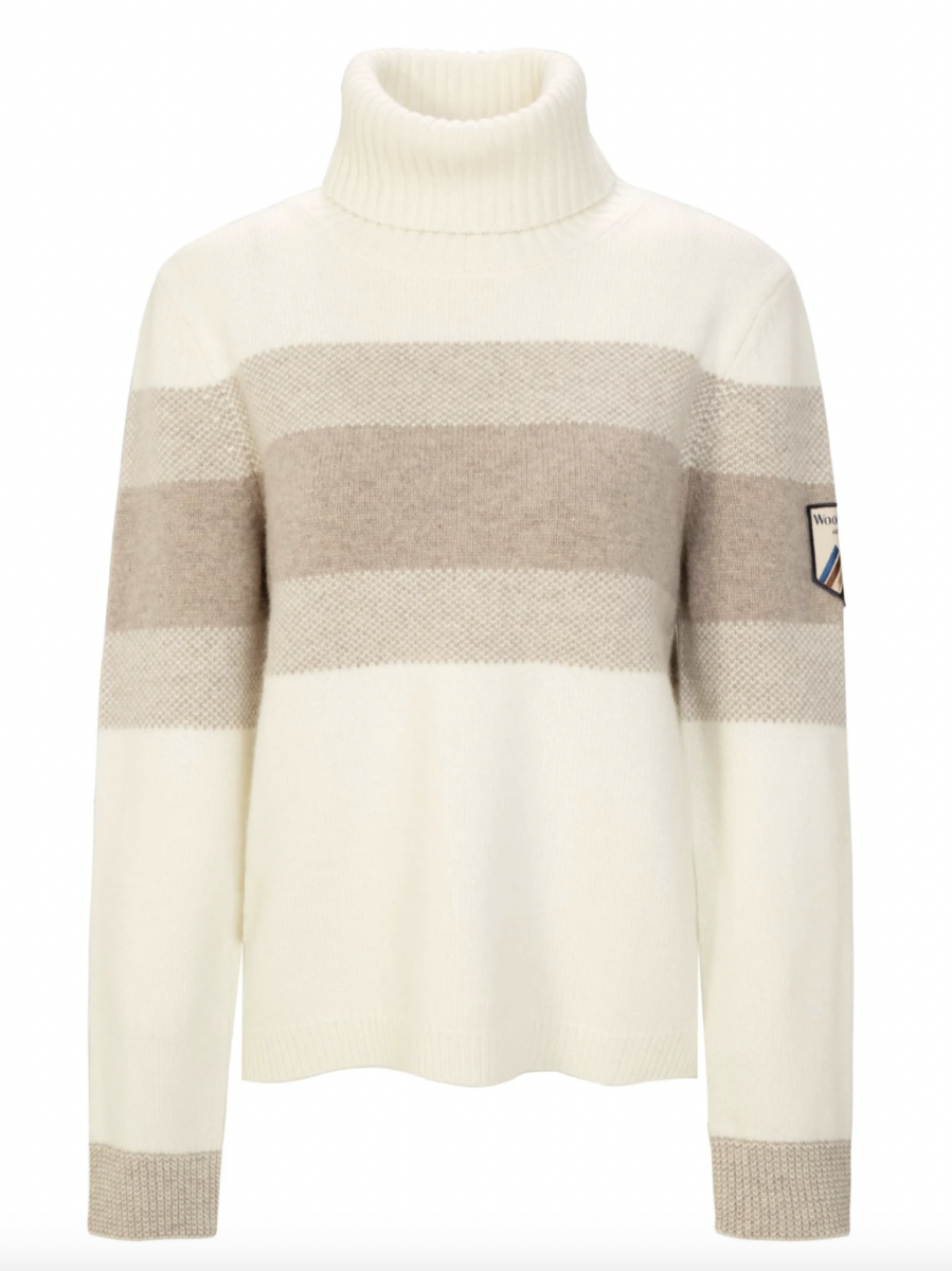 Bilde av WoolLand  Galdhøpiggen knitted turtleneck Woman A04 Cream