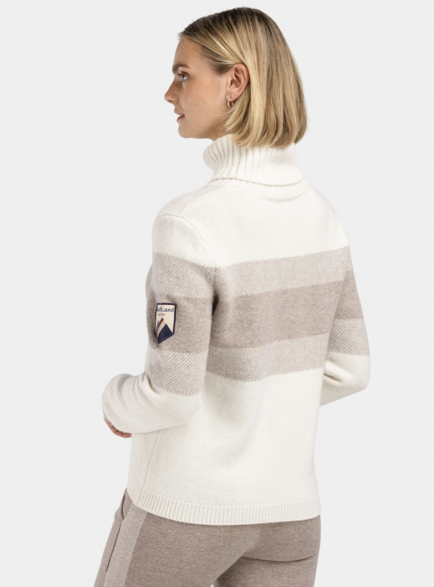 Bilde av WoolLand  Galdhøpiggen knitted turtleneck Woman A04 Cream