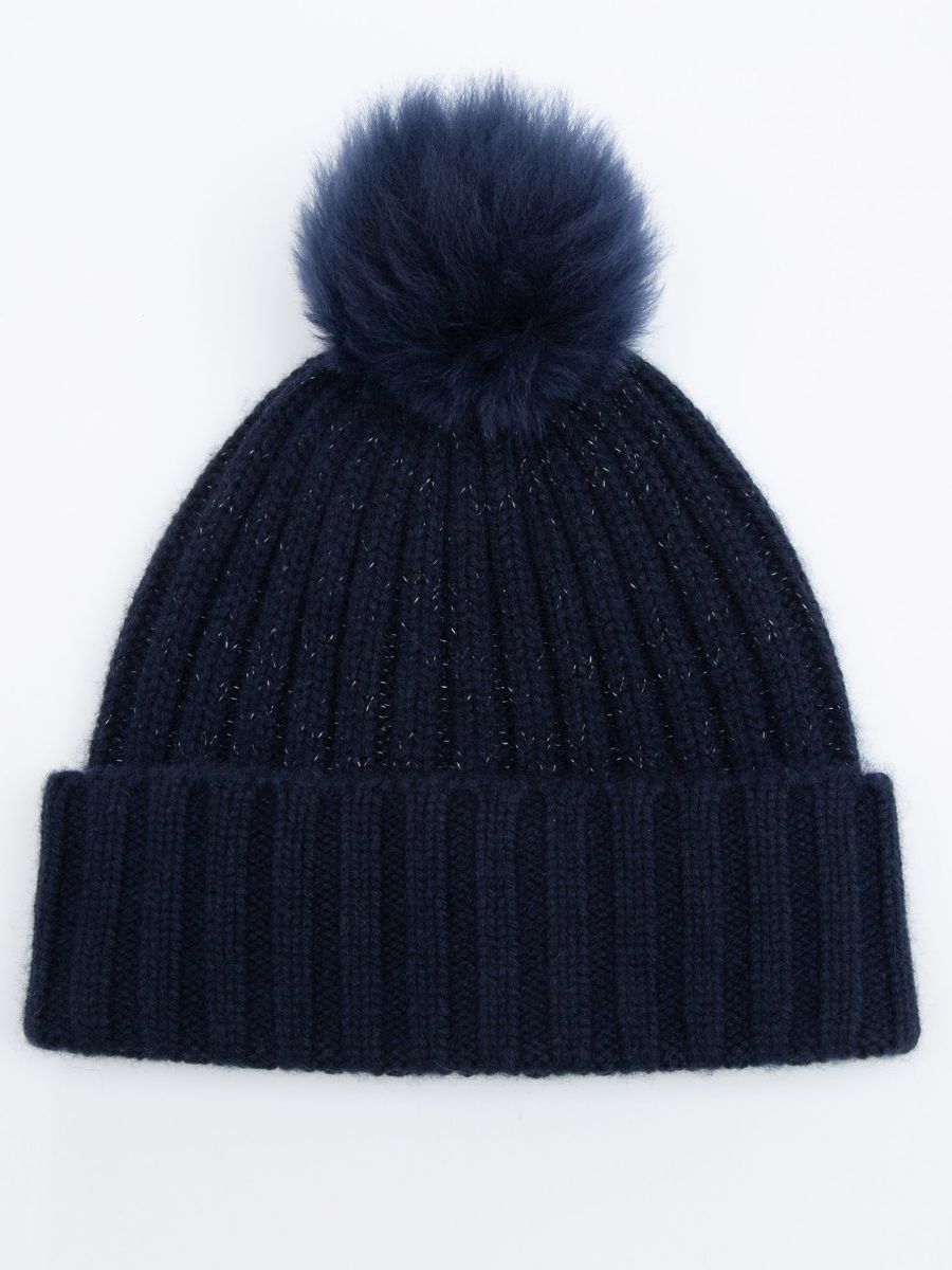 Bilde av WoolLand  Moss Hat B00 Blue Ink