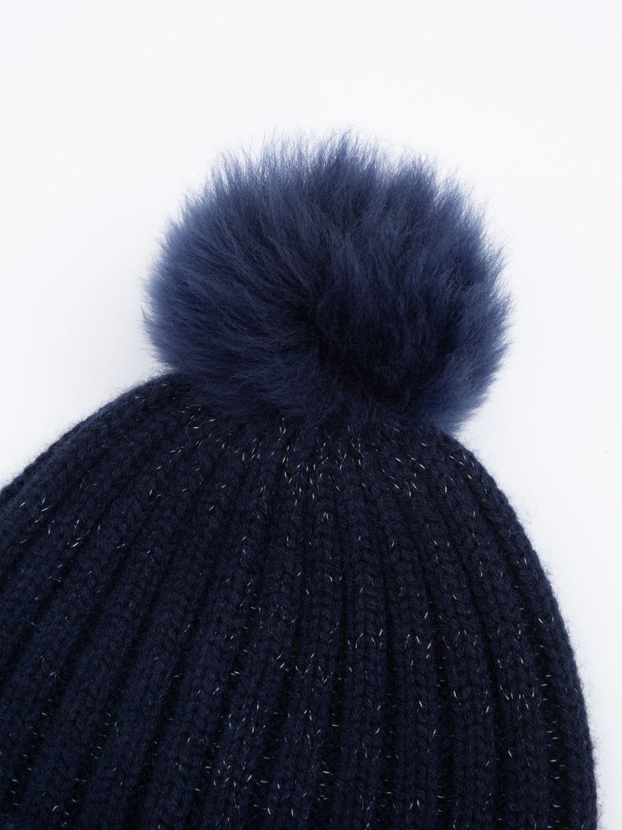 Bilde av WoolLand  Moss Hat B00 Blue Ink