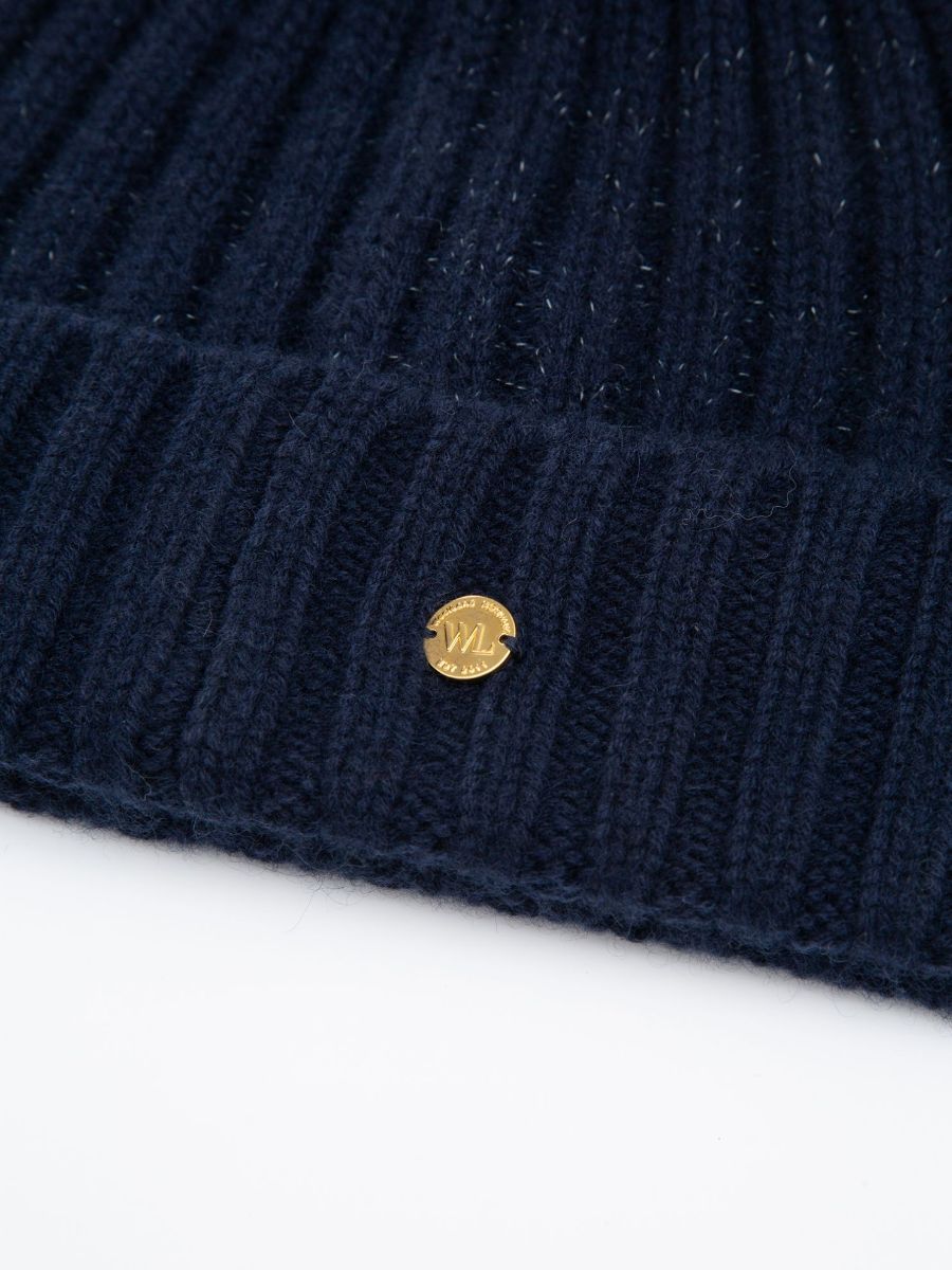 Bilde av WoolLand  Moss Hat B00 Blue Ink