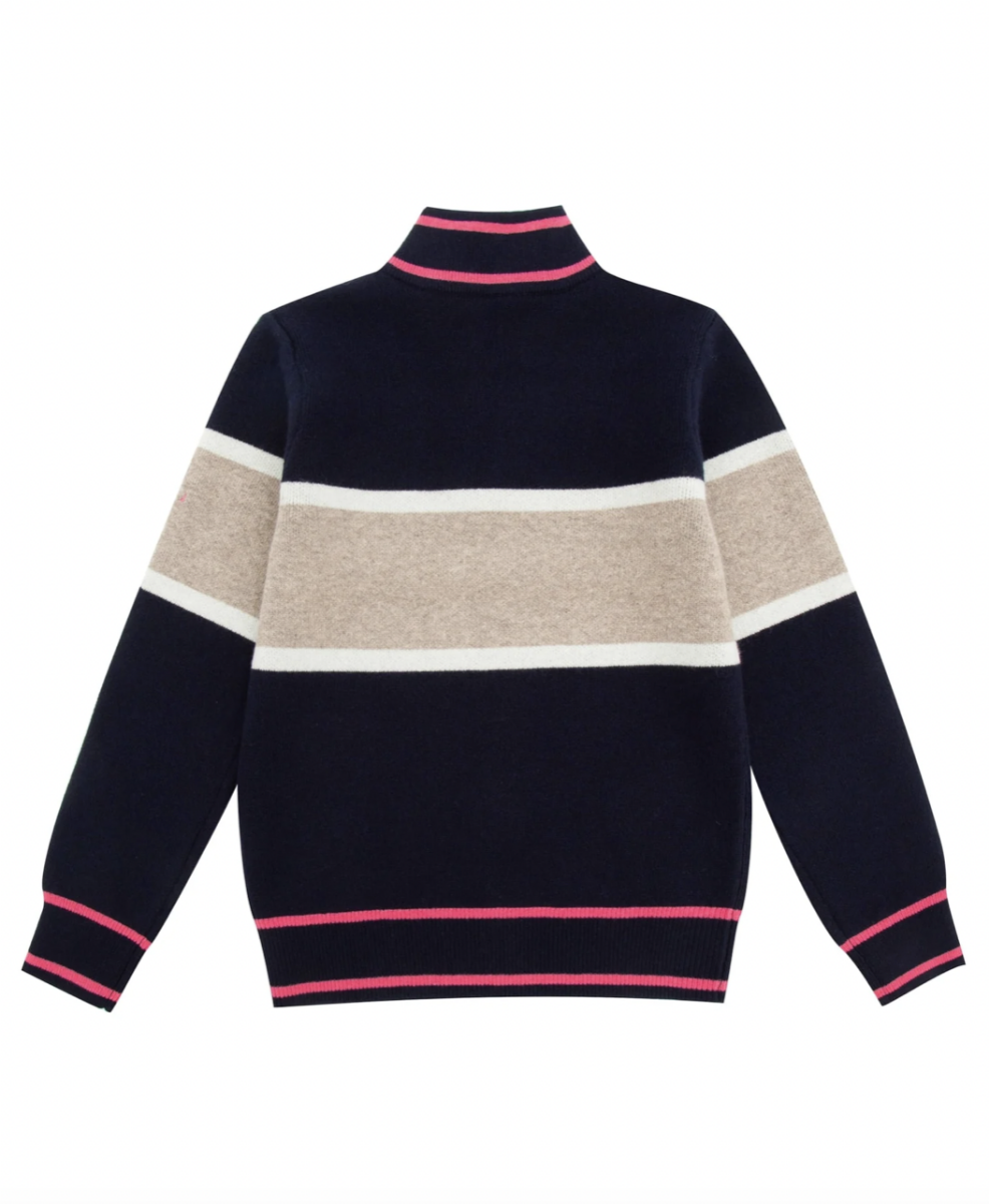 Bilde av WoolLand Hemsedal knitted half zip Girl 