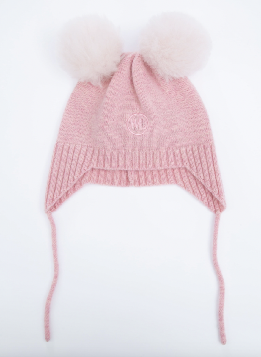 Bilde av Woolland Moss baby hat rose blush