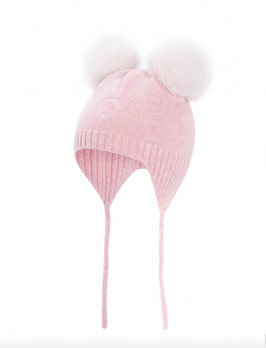 Bilde av Woolland Moss baby hat rose blush