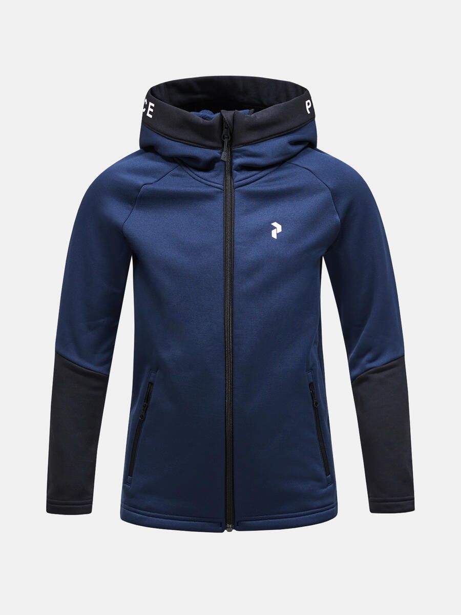 Bilde av Peak Performance Jr Rider Zip Hood blue shadow