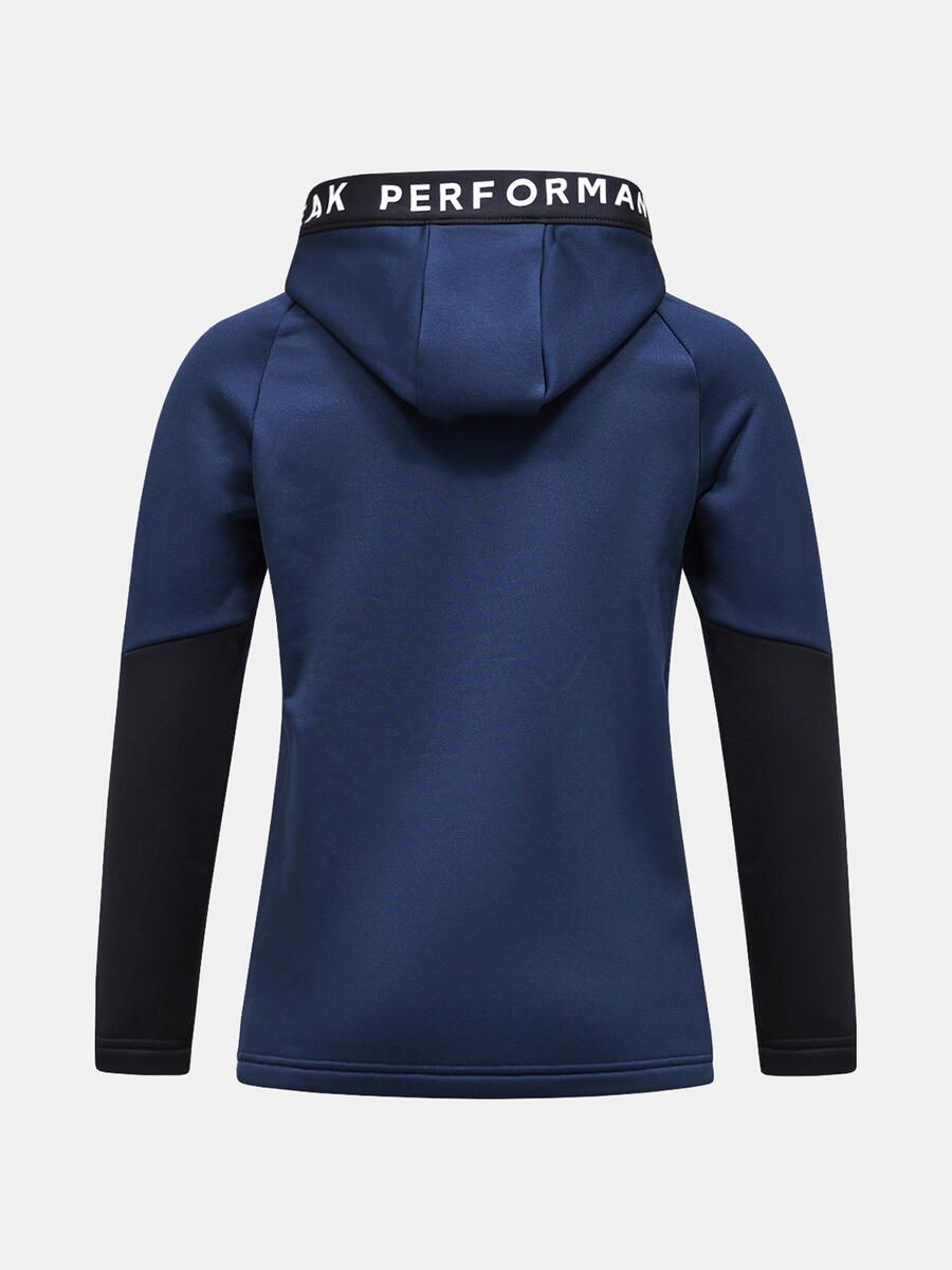 Bilde av Peak Performance Jr Rider Zip Hood blue shadow