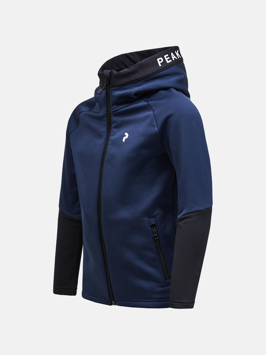 Bilde av Peak Performance Jr Rider Zip Hood blue shadow