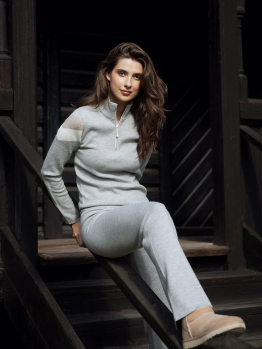 Bilde av WoolLand  Hemsedal Top Woman E01 Grey Melange