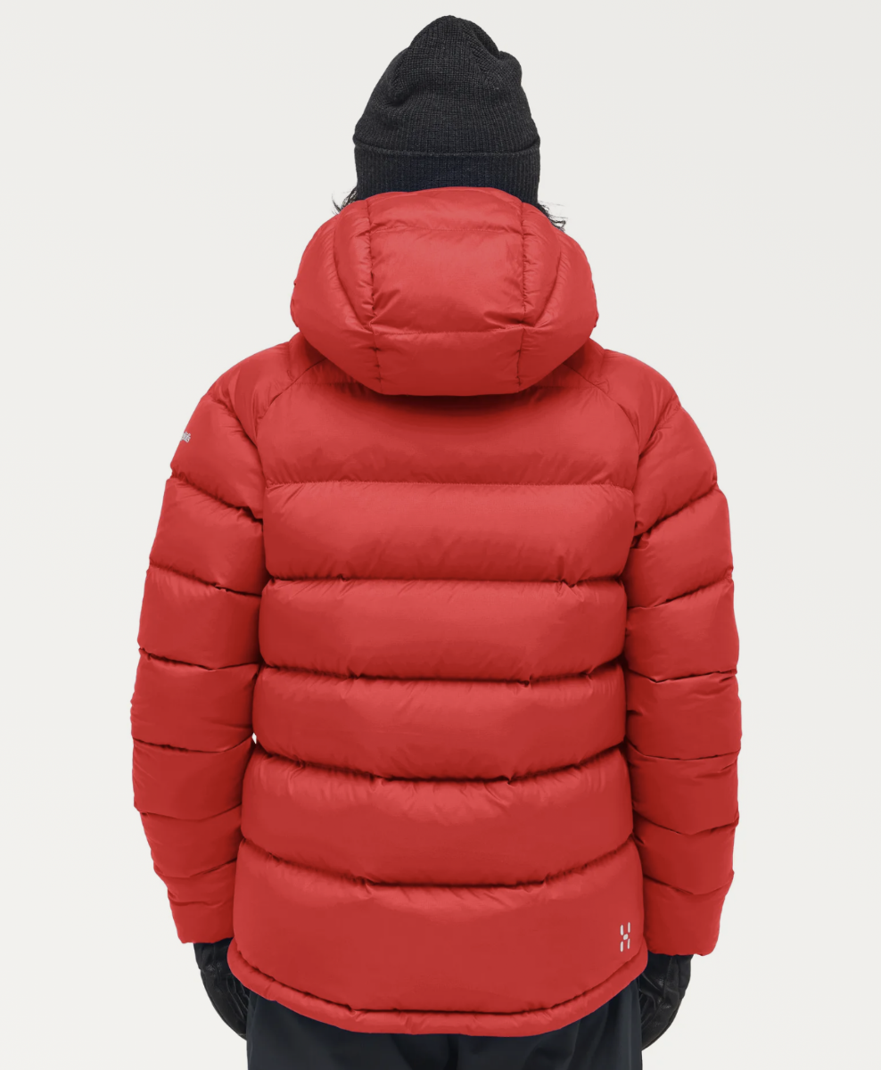 Bilde av Haglöfs  Rosson Down Hood Women 5RA Bright Red