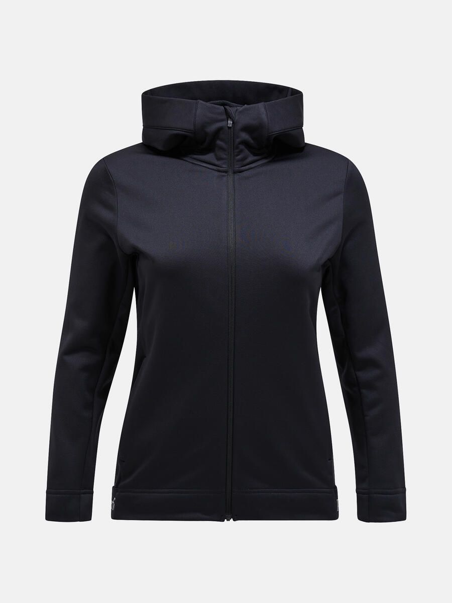 Bilde av Peak Performance  W Rider Tech Zip Hood Black