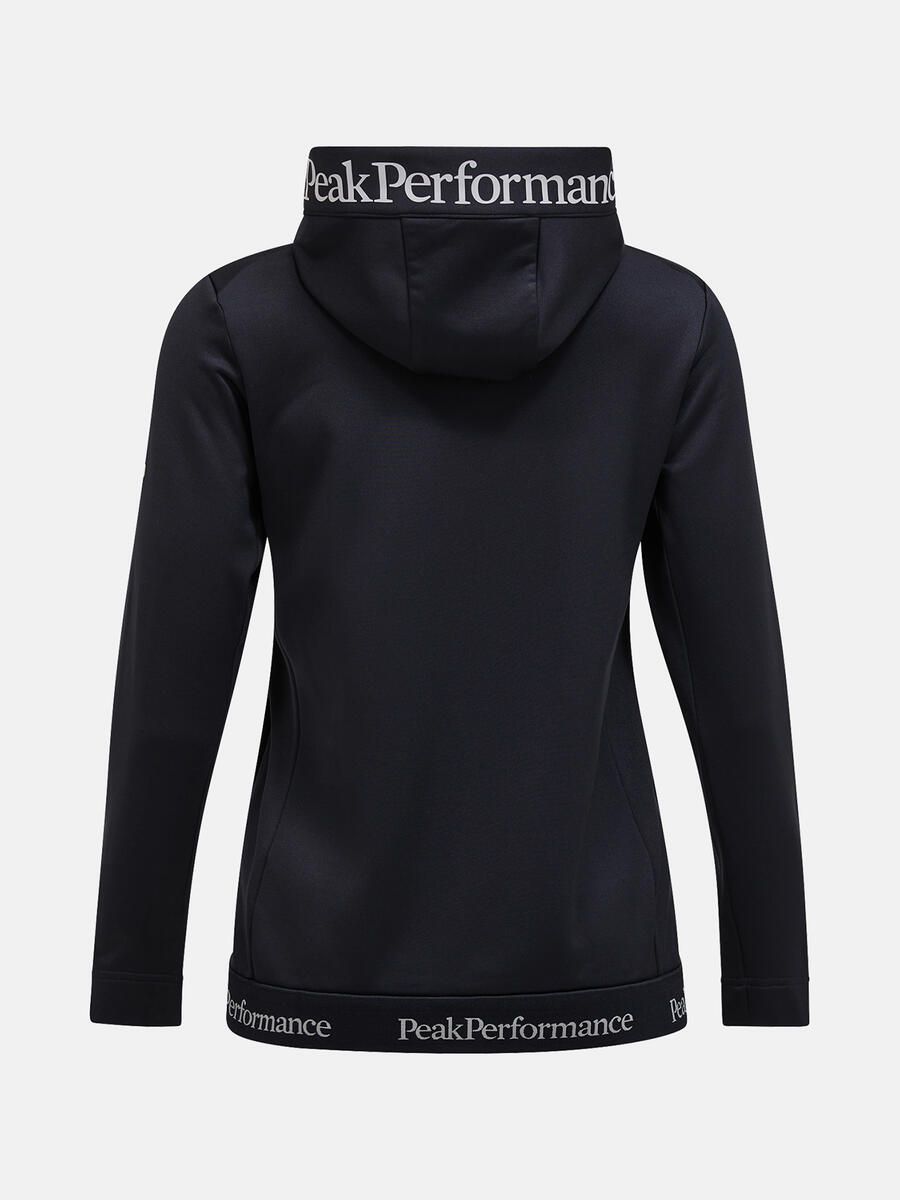 Bilde av Peak Performance  W Rider Tech Zip Hood Black