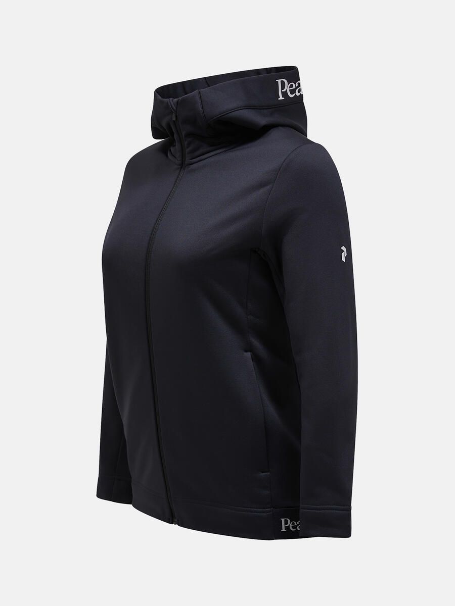 Bilde av Peak Performance  W Rider Tech Zip Hood Black