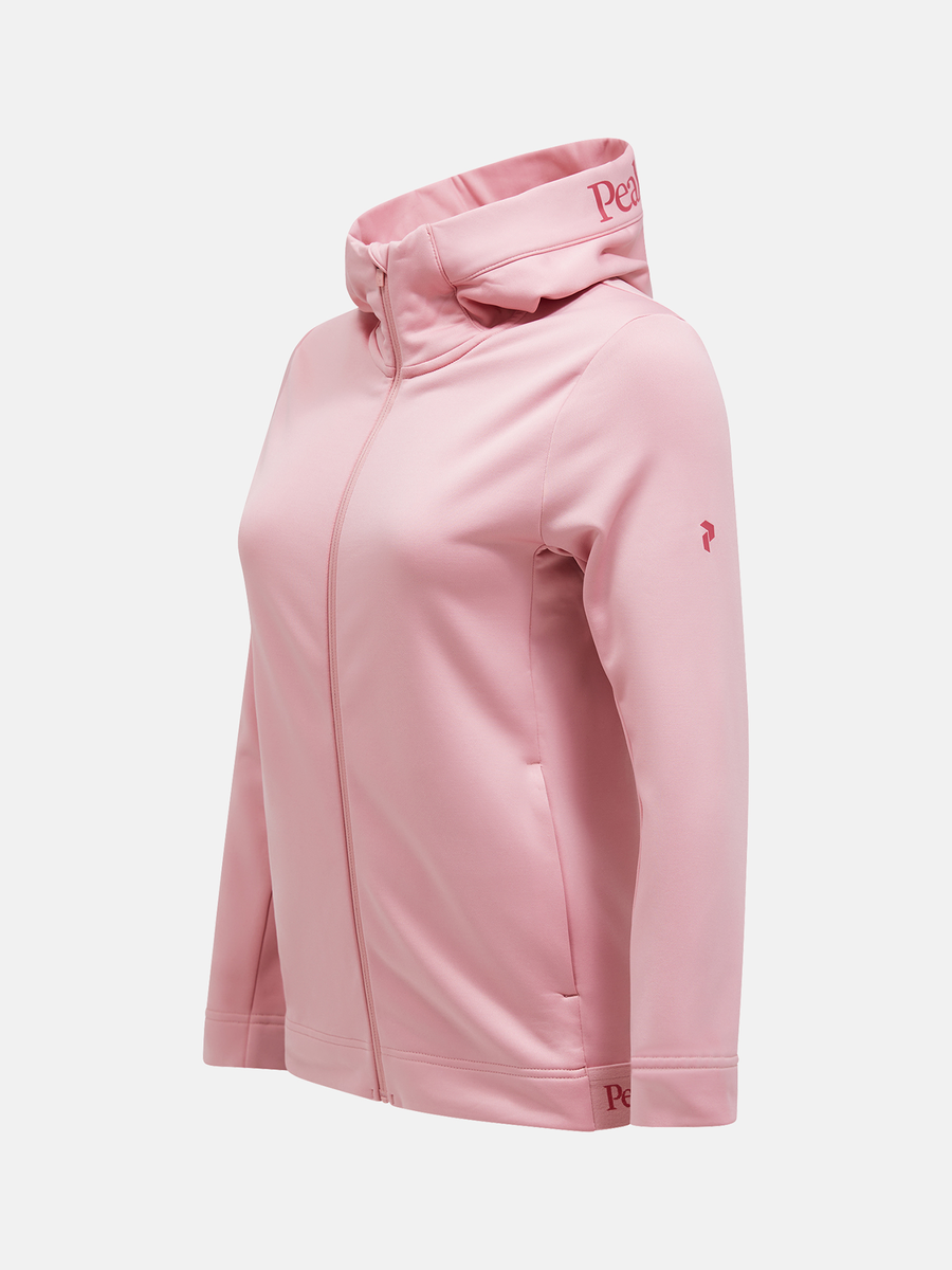 Bilde av Peak Performance  W Rider Tech Zip Hood Warm Blush