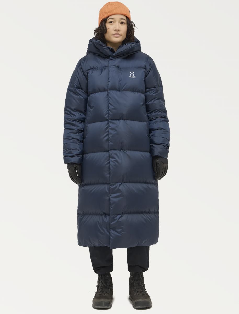 Bilde av Haglöfs  Long Down Parka Women 3N5 Tarn Blue