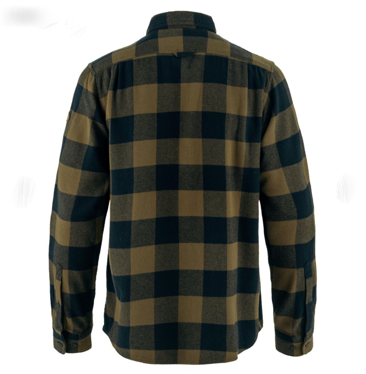 Bilde av Fjällräven  ÖVik Heavy Flannel Shirt M 265-555 Wood Brown-Dark Navy