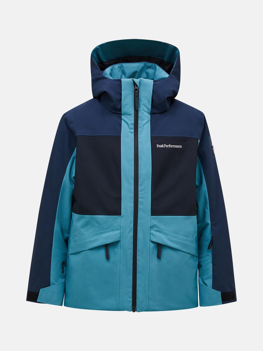 Bilde av Peak performance jr gravity jacket blue shadow-black-hydro fresh