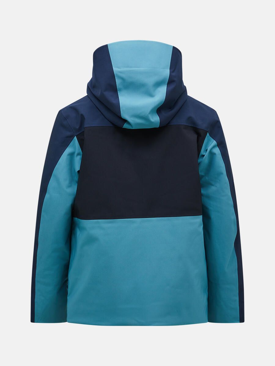 Bilde av Peak performance jr gravity jacket blue shadow-black-hydro fresh