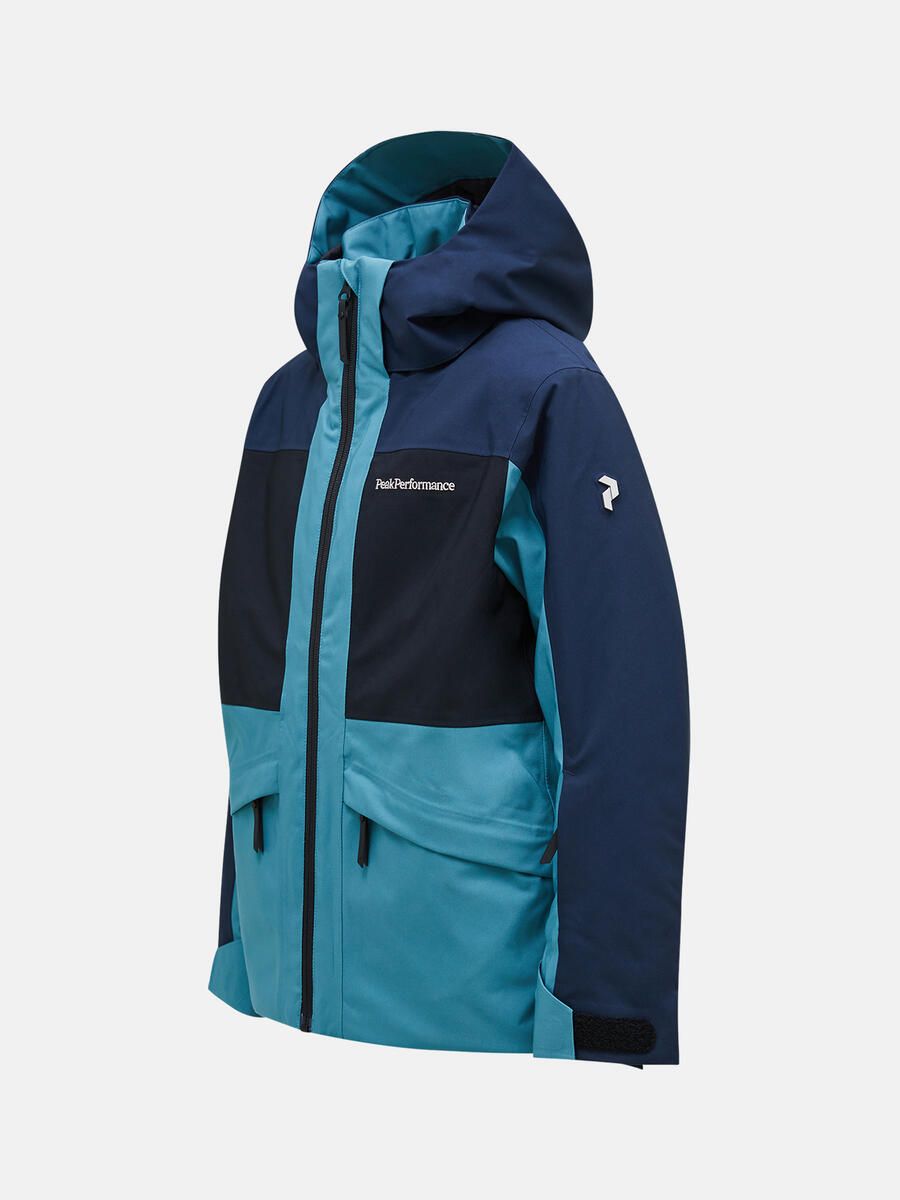 Bilde av Peak performance jr gravity jacket blue shadow-black-hydro fresh