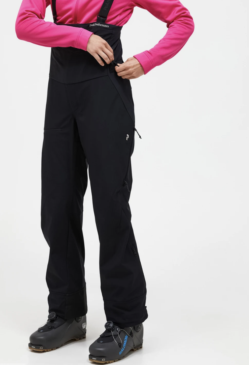 Bilde av Peak Performance  W Ascent Softshell Bib Pants Black