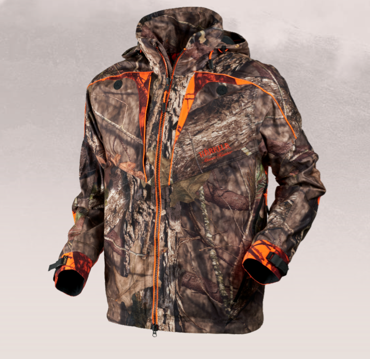 Harkila moose hunter jacket mossyoakorangeblaze Nava Sport Härkila Moose Hunter Jakke Mossyoak®Break Up Country