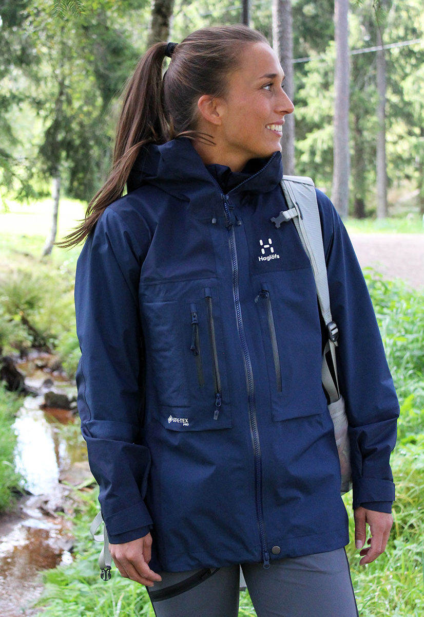 Bilde av Haglöfs  Roc Nordic GTX Pro Jacket Women 3N5 Tarn Blue
