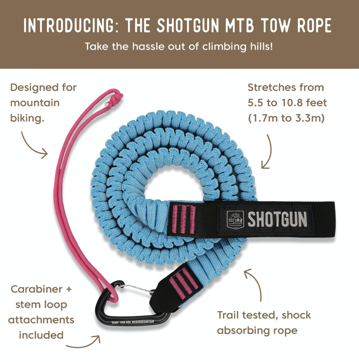 Bilde av Shotgun MTB Tow Rope