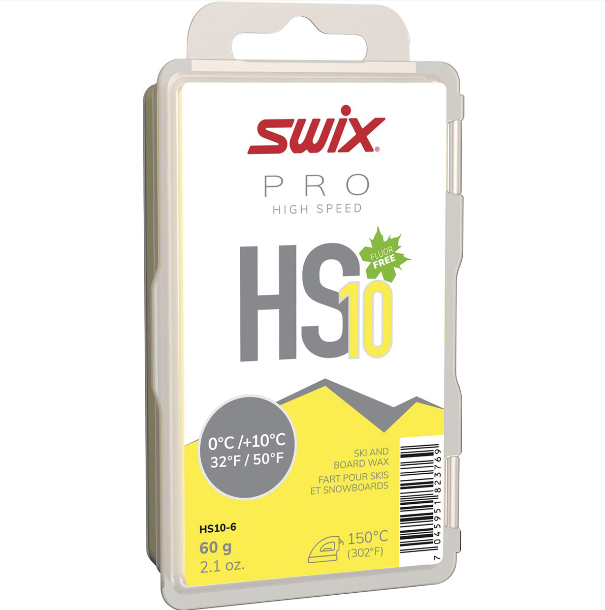 Bilde av Swix  HS10 Yellow, 0°C/+10°C, 60g