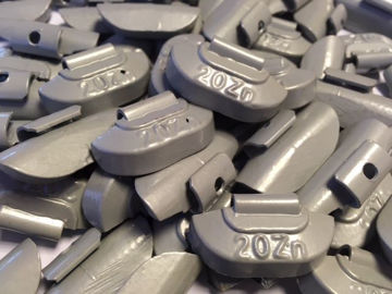 Nordic Lift lodd 20 gr.Zink STÅL FELG clip on 100 stk i eske