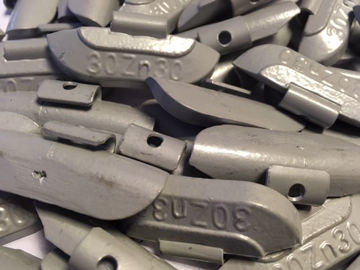 Nordic Lift lodd 30 gr.Zink STÅL FELG clip on 100 stk i eske