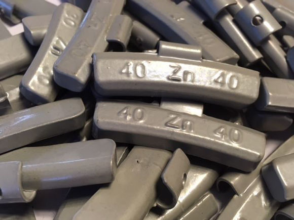 Nordic Lift lodd 40 gr.Zink ALU.FELG clip on 50 stk i eske