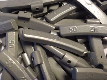 Nordic Lift lodd 50 gr.Zink ALU.FELG clip on 50 stk i eske