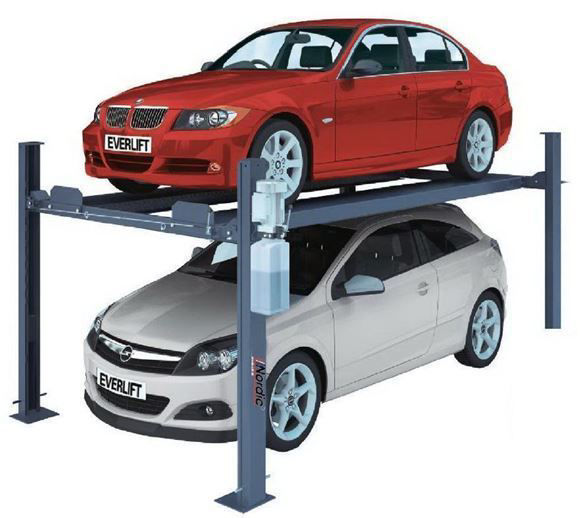 Bilde av Ferdig levert/montert nordic 6253ECO 2søylet løftebukk+parkeringsløfter