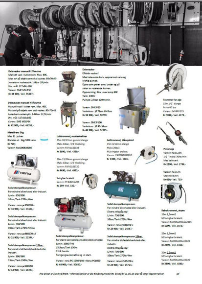 Nordic Lift kampanjeblad 2019