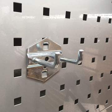 Dobbel krok oppheng hullplate verkstedinnredning nordic lift as