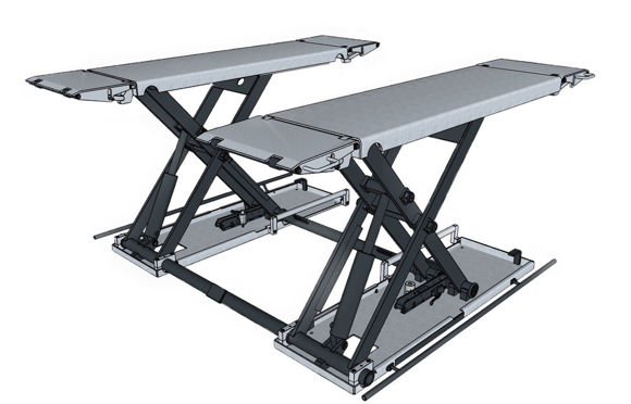 Lavløfter fra Nordic Lift. 3000 kg.