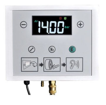 Bilde av Digital automatisk luftfyller AWS 11 Personbil. Måleområde 0,3-10 Bar med 8 mtr slange 1-fas